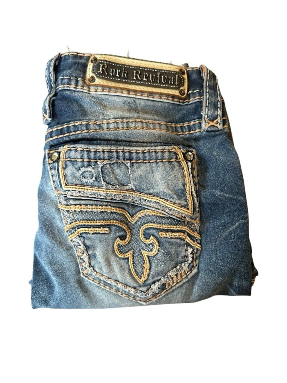 Rock Revival Womens Cut Off Shorts Sz 29 Caro Crop Streetwear Y2K Embellished